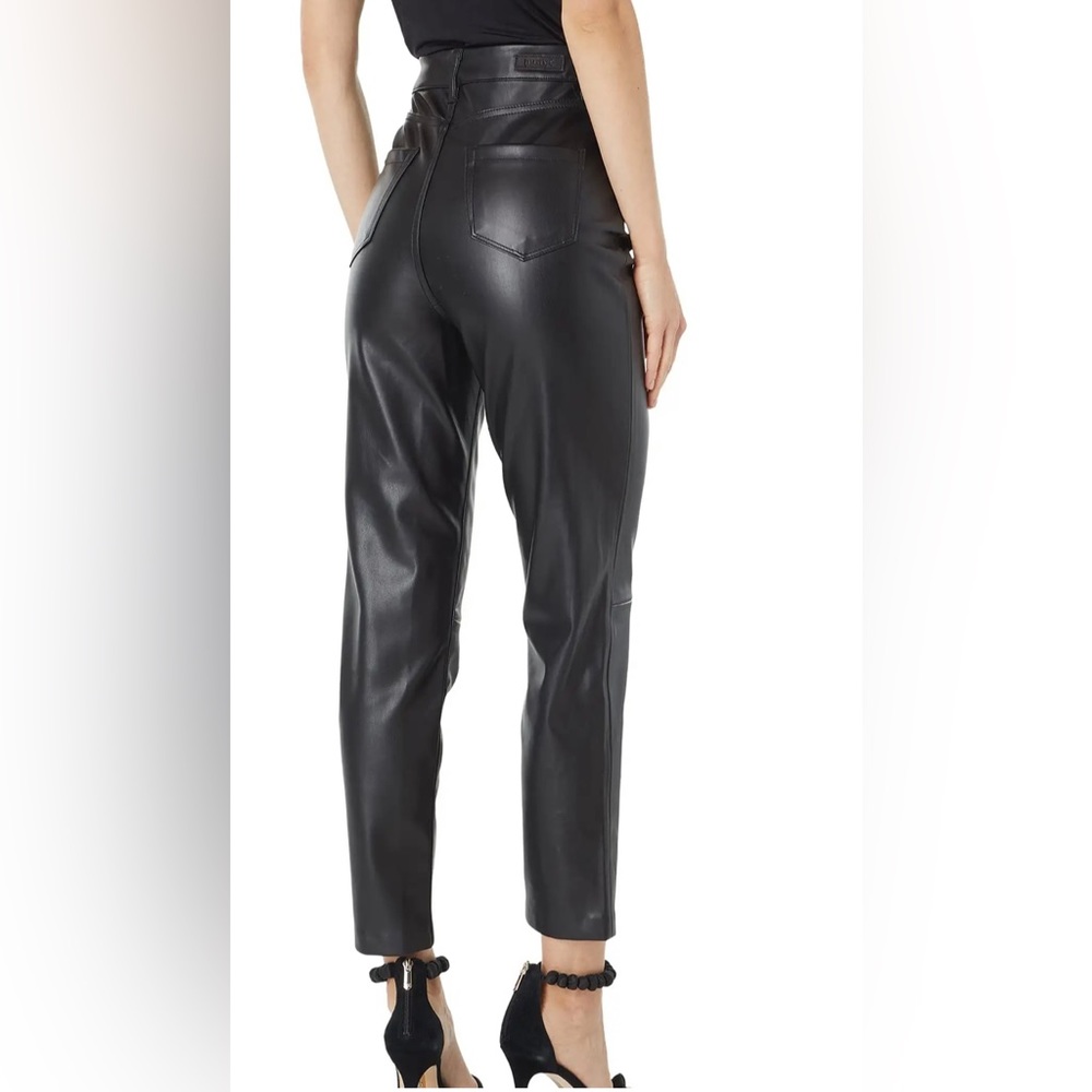 Black leather high waisted pants. Super soft. New with tags!